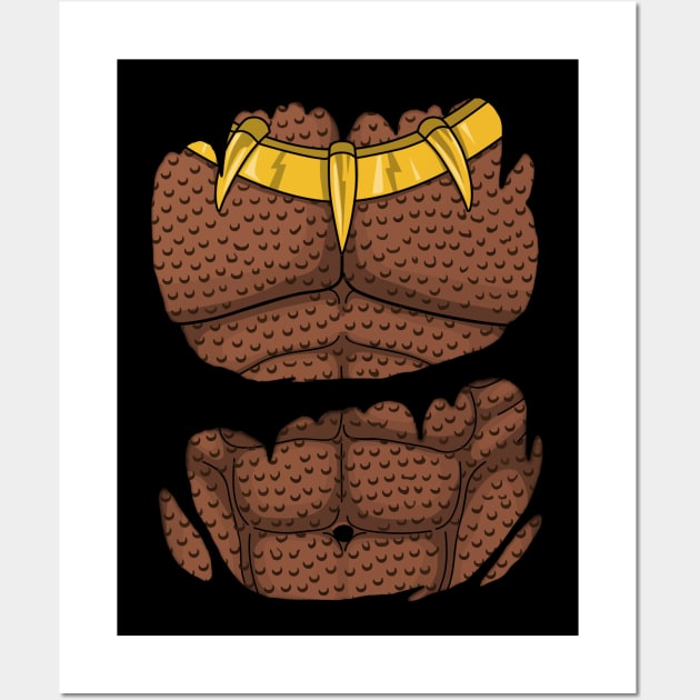 King Killmonger Torn Wall Art by zemluke